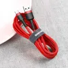 Kabel Baseus Cafule USB-A / USB-C QC 3.0 3A 0.5m - czerwony