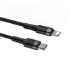 Kabel Baseus CATLKLF-G1 Lightning - USB-C PD QC 18W 480Mb/s 1m - czarno-szary