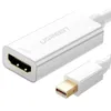Adapter Ugreen MD112 10460 mini DisplayPort (męski) / HDMI (żeński) FHD 1080p - biały