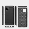 Carbon Case elastyczne etui pokrowiec Samsung Galaxy A42 5G czarny