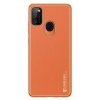 Dux Ducis Yolo eleganckie etui pokrowiec ze skóry ekologicznej Samsung Galaxy M30s pomarańczowy