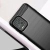 Carbon Case elastyczne etui pokrowiec Motorola Moto G100 / Edge S czarny