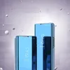Clear View Case futerał etui z klapką Samsung Galaxy A22 4G niebieski