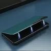 Eco Leather View Case elegancki futerał etui z klapką i funkcją podstawki iPhone 13 pomarańczowy
