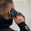 Rope case żelowe etui ze smyczą łańcuszkiem torebka smycz Xiaomi Redmi 10X 4G / Xiaomi Redmi Note 9 żółty