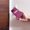Card Armor Case etui pokrowiec do iPhone 13 Pro portfel na kartę silikonowe pancerne etui Air Bag czerwony