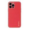 Dux Ducis Yolo eleganckie etui pokrowiec ze skóry ekologicznej iPhone 13 Pro czerwony