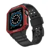 Protect Strap Band opaska z etui do Apple Watch 7 / 6 / 5 / 4 / 3 / 2 / SE (41 / 40 / 38mm) obudowa pancerny pokrowiec na zegare