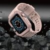 Pasek z etui ochronnym Protect Strap Band do Apple Watch 38 / 40 / 41 mm opaska obudowa pancerna - różowy