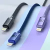 Baseus Crystal Shine Series kabel przewód USB do szybkiego ładowania i transferu danych USB Typ A - Lightning 2,4A 1,2m niebiesk