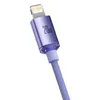 Kabel Baseus CAJY000305 Lightning - USB-C PD 20W 480Mb/s 2m - fioletowy
