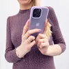 Kingxbar Plain Series etui pokrowiec do iPhone 13 Pro Max silikonowa obudowa różowy