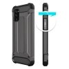 Hybrid Armor pancerne hybrydowe etui pokrowiec Samsung Galaxy A03s czarny