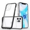 Clear 3in1 etui do iPhone 12 Pro Max żelowy pokrowiec z ramką czarny