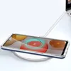 Clear 3in1 etui do Samsung Galaxy A42 5G żelowy pokrowiec z ramką niebieski