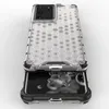 Honeycomb etui pancerny pokrowiec z żelową ramką Samsung Galaxy S22 Ultra niebieski