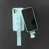 Rope Case silikonowe etui ze smyczą torebka smycz pasek do Xiaomi Redmi 10 różowy