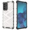 Honeycomb etui pancerny pokrowiec z żelową ramką Samsung Galaxy A73 niebieski