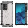 Honeycomb etui pancerny pokrowiec z żelową ramką Samsung Galaxy A73 przezroczysty