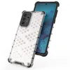 Honeycomb etui pancerny pokrowiec z żelową ramką Samsung Galaxy A73 przezroczysty