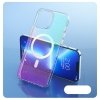 Kingxbar PQY Elegant Series magnetyczne etui do iPhone 13 Pro obudowa pokrowiec biały (kompatybilne z MagSafe)
