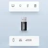 Baseus Ingenuity Series Mini przejściówka adapter USB 3.1 OTG do USB Typ C czarny (ZJJQ000101)