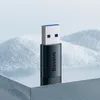 Baseus Ingenuity Series Mini przejściówka adapter USB 3.1 OTG do USB Typ C niebieski (ZJJQ000103)