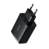 Baseus Compact ładowarka sieciowa 3x USB 17W czarny (CCXJ020101)