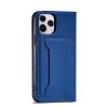 Magnet Card Case etui do iPhone 12 pokrowiec portfel na karty kartę podstawka niebieski