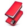 Magnet Card Case etui do iPhone 13 Pro Max pokrowiec portfel na karty kartę podstawka czerwony