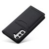 Magnet Card Case etui do Samsung Galaxy S22+ (S22 Plus) pokrowiec portfel na karty kartę podstawka czarny