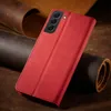 Magnet Fancy Case etui do Samsung Galaxy S22+ (S22 Plus) pokrowiec portfel na karty kartę podstawka czerwony