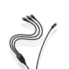 Baseus Flash Series II kabel USB Typ C / USB Typ A - USB Typ C / Lightning / micro USB 100 W 1,2 m niebieski (CASS030103)