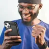 Carbon Case etui iPhone 14 elastyczny żelowy pokrowiec na tył plecki czarny