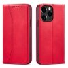 Magnet Fancy Case etui iPhone 14 Pro Max pokrowiec z klapką portfel podstawka czerwone