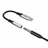 3MK Adapter USB-C - Jack 3,5 mm DAC czarny/black