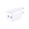 3MK Hyper Charger PD 45W ład. sieć.biała/white + 2x USB-C Cables
