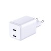 3MK Hyper Charger PD 45W ład. sieć.biała/white + 2x USB-C Cables