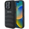 AMG AMHCP16XGSEBK iPhone 16 Pro Max 6.9 czarny/black hardcase Leather Debossed Lines Black Logo
