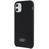 Audi Silicone Case iPhone 11 / Xr 6.1 czarny/black hardcase AU-LSRIP11-Q3/D1-BK