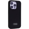 Audi Silicone Case iPhone 15 Pro Max 6.7 czarny/black hardcase AU-LSRIP15PM-Q3/D1-BK