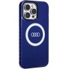 Audi IML Big Logo MagSafe Case iPhone 14 Pro Max 6.7 niebieski/navy blue hardcase AU-IMLMIP14PM-Q5/D2-BE