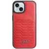 Audi Synthetic Leather MagSafe iPhone 15 Plus / 14 Plus 6.7 czerwony/red hardcase AU-TPUPCMIP15M-GT/D3-RD