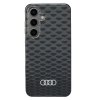 Audi IML Stitching Pattern MagSafe Case S24 S921 czarny/black hardcase AU-IMLMS24-Q5/D3-BK