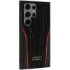 Audi Genuine Leather MagSafe S24 Ultra S928 czarno-czerwony/black-red hardcase AU-TPUPCS24U-R8/D3-RD