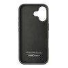 Audi Synthetic Leather iPhone 16 6.1 czarny/black hardcase AU-TPUPCIP16-GT/D2-BK