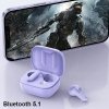 AWEI słuchawki Bluetooth 5.1 T36 TWS+ stacja dokująca fioletowy/purple