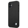 Etui BMW BMHCP12SRCDPK iPhone 12 mini5,4 czarny/black hardcase Leather Deboss