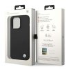 Etui BMW BMHCP14LSILBK iPhone 14 Pro 6,1 czarny/black Silicone Metal Logo