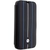 Etui BMW BMBKP14X22RVSK iPhone 14 Pro Max 6,7 czarny/black bookcase Leather Stamp Blue Lines